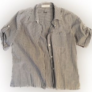 Vintage Foxcroft black and white checkers - perfect condition!